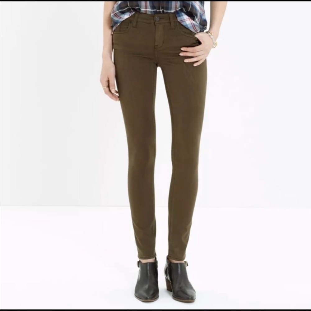 Madewell Olive Skinny Skinny 26